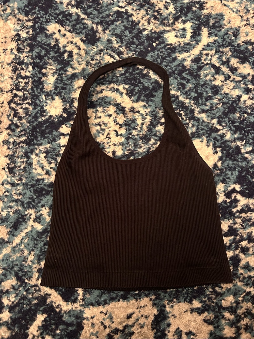 Cotton on black halter top